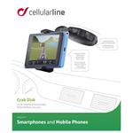 CellularLine Crab Disk Univerzálny držiak s prísavkou pre mobilné telefóny, flexibilné rameno