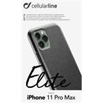 CellularLine Elite, ochranný kryt pre Apple iPhone 11 Pro Max, čierny