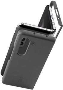 Cellularline Fit Duo kryt pre Samsung Galaxy Z Fold5, PU koža, čierny