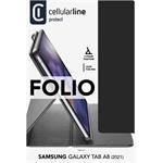 Cellularline FOLIO puzdro so stojanom pre Samsung Galaxy Tab A8 (2022), čierne