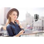 Cellularline Freedom bluetooth selfie tyč s funkciou tripodu, čierna