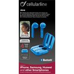 Cellularline Java True wireless slúchadla, modre