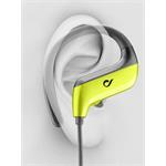 Cellularline Jogger športové bezdrôtové ergonomické slúchadla, čierno zelené