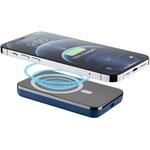 Cellularline MAG 5000 powerbanka s bezdrôtovým nabíjaním a podporou MagSafe, 5000 mAh, modrá
