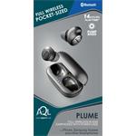 CellularLine PLUME True wireless slúchadlá s dobíjacím púzdrom, AQL® certifikácia, čierna