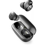 CellularLine PLUME True wireless slúchadlá s dobíjacím púzdrom, AQL® certifikácia, čierna