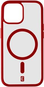 Cellularline Pop Mag kryt s podporou Magsafe pre Apple iPhone 15, číry / červený