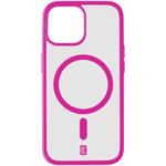 Cellularline Pop Mag kryt s podporou Magsafe pre Apple iPhone 15 Plus, číry / ružový