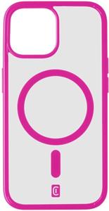 Cellularline Pop Mag kryt s podporou Magsafe pre Apple iPhone 15 Plus, číry / ružový