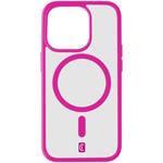 Cellularline Pop Mag kryt s podporou Magsafe pre Apple iPhone 15 Pro, číry / ružový