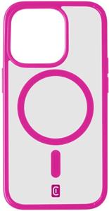 Cellularline Pop Mag kryt s podporou Magsafe pre Apple iPhone 15 Pro, číry / ružový