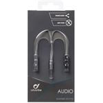 CellularLine rozdvojka na sluchátká Audio splitter, 3,5 mm jack, strieborná