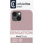 Cellularline Sensation ochranný silikónový kryt pre Apple iPhone 13 Mini, staroružový