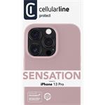 Cellularline Sensation ochranný silikónový kryt pre Apple iPhone 13 Pro, staroružový