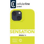 Cellularline Sensation ochranný silikónový kryt pre Apple iPhone 14, zelený