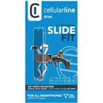 Cellularline Slide Fit držiak s uchytením do ventilácie, čierny