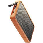 Cellularline Solar, solárna powerbanka, 10 000 mAh, oranžová