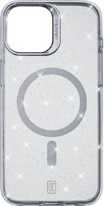 Cellularline Sparkle Mag trblietavý kryt s podporou Magsafe pre Apple iPhone 15, číry