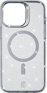 Cellularline Sparkle Mag trblietavý kryt s podporou Magsafe pre Apple iPhone 15 Pro, číry