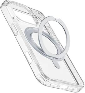 Cellularline Spin Mag kryt so skladacím stojanom a podporou MagSafe pre Apple iPhone 16 Pro, priesvitný