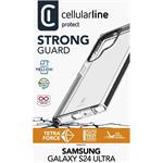 Cellularline Tetra Force Strong Guard Ultra ochranné puzdro pre Samsung Galaxy S24 Ultra, transparentné