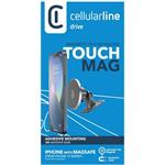 Cellularline Touch Mag Adhesive Magnetický držiak na palubnú dosku s podporou MagSafe, čierny
