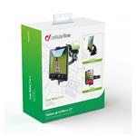 CellularLine univerzálny držiak s prísavkou 3v1, pre tablety do veľkosti 12", čierny - rozbalený