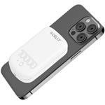 CELLY Bezdrôtová PowerBank 10000 mAh, 10 W, kompatibilná s MagSafe, USB-C, biela