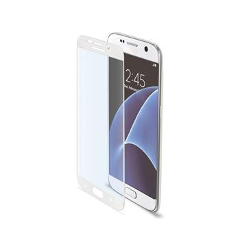 CELLY ochranné tvrdené sklo pre Samsung Galaxy S7, biele