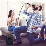 Celly Party reproduktor, bezdrôtový reproduktor s karaoke mikrofónom, čierny