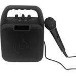 Celly Party reproduktor, bezdrôtový reproduktor s karaoke mikrofónom, čierny