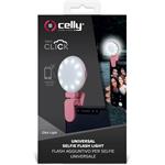 Celly prídavný blesk na fotoaparát Click Light, ružový