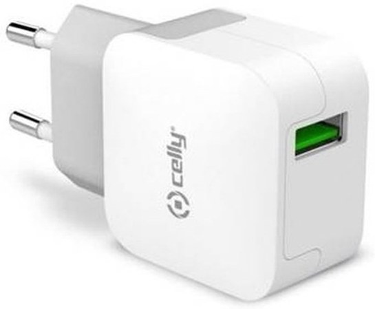 CELLY TURBO Cestovná nabíjačka s USB výstupom, 2.4 A