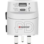 cestovný adaptér Pro Light AC 30PD, 3-pól, globálny, USB-A/USB-C 30W