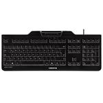 CHERRY klávesnica s čítačkou kariet KC 1000 SC/ USB/ ISO 7816 podporované karty/ čierna/ CZ layout