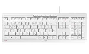 CHERRY klávesnica STREAM / drôtová/ USB/ biela/ CZ+SK layout