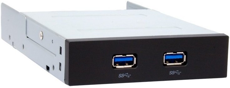 CHIEFTEC interní box do 3,5", 2x USB3.0, černý