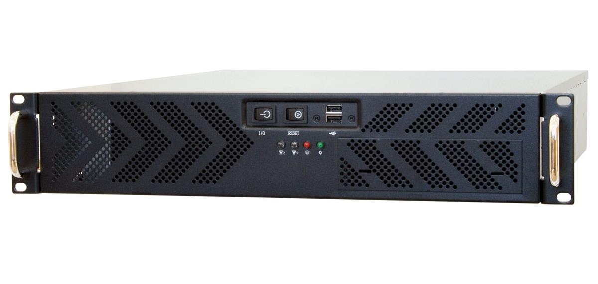 CHIEFTEC Rackmount 2U ATX, UNC-210T-B-U3, 400W, čierna, USB 3.