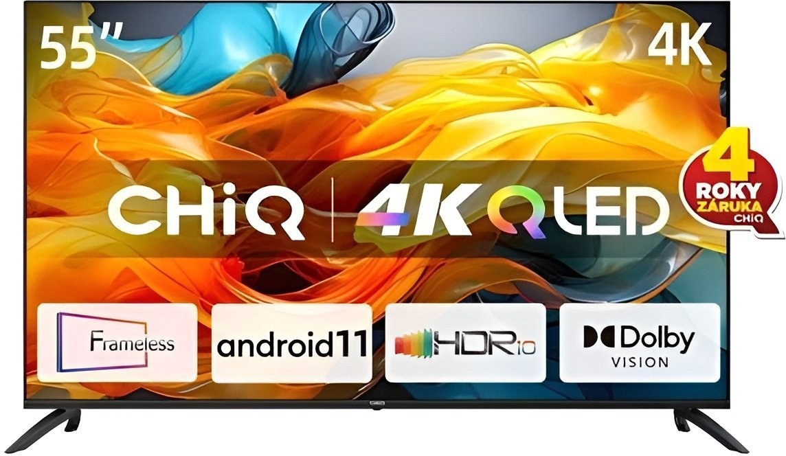 CHiQ U55QG7L, 55", (rozbalené)