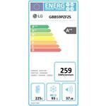 chladnicka kombi LG GBB59PZFZS ( nerez A++, bez rucok, vonk.display )
