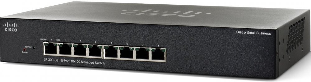 Cisco SF300-8, 8xFE