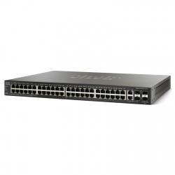 Cisco SF500-48, 48x10/100, Stack + 4xG ports