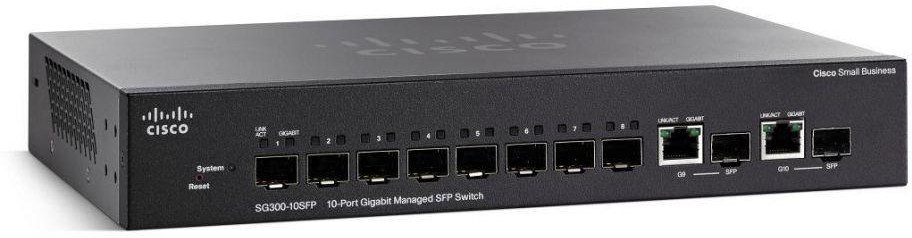Cisco SG 300-10SFP 10x Gigabit Managed SFP Switch