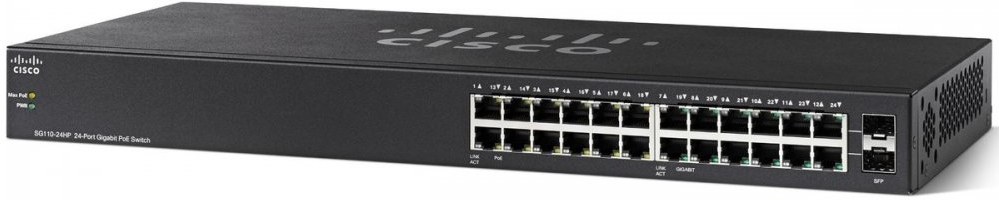 Cisco SG110-24HP 24-Port PoE Gigabit Switch