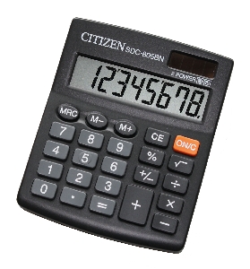 Citizen SDC-805 BN kalkulačka stolná, čierna