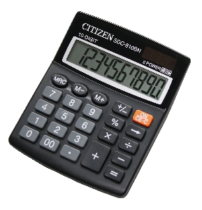 Citizen SDC-810BN kalkulačka stolná, čierna