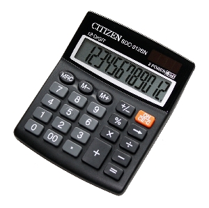 Citizen SDC-812 BN kalkulačka stolná, čierna