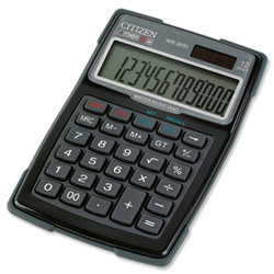 Citizen WR-3000 kalkulačka stolná, čierna