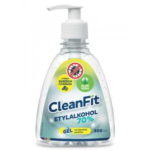 Citrus gél Cleanfit na ruky 70% s pumpičkou 300ml