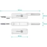 Clean IT čistiaca sada pre slúchadlá, biela